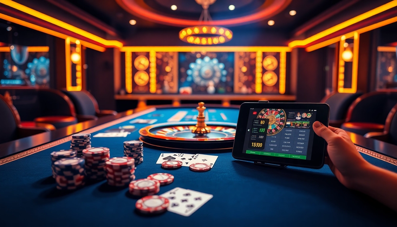 Experience the thrill of nouveau casino en ligne 2026 with a vibrant poker scene showcasing modern gaming elements.